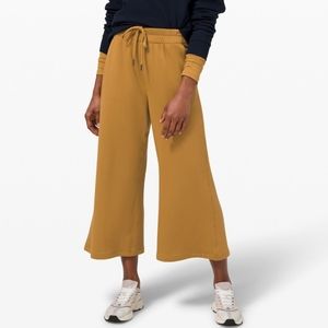 LULULEMON Spiced Bronze Ankle Length Fleece Pants